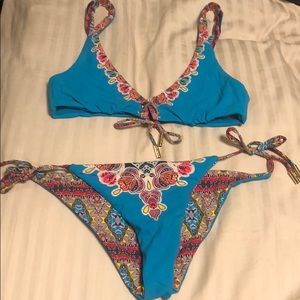 Red Carter bikini